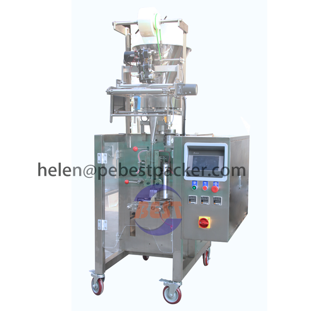 Machine à emballer de dosage de remplissage de tasse volumétrique Lentilles Bulgare de légumineuses ensacheuses