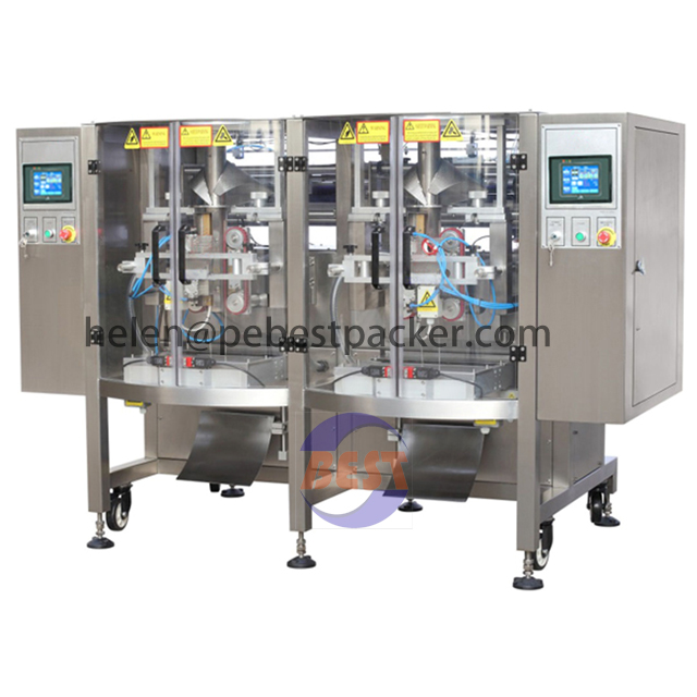Machines d'emballage verticales V520.2 pour pop-corn, chips de plantain, chips de pomme de terre de l'usine de fabrication de Foshan Packer