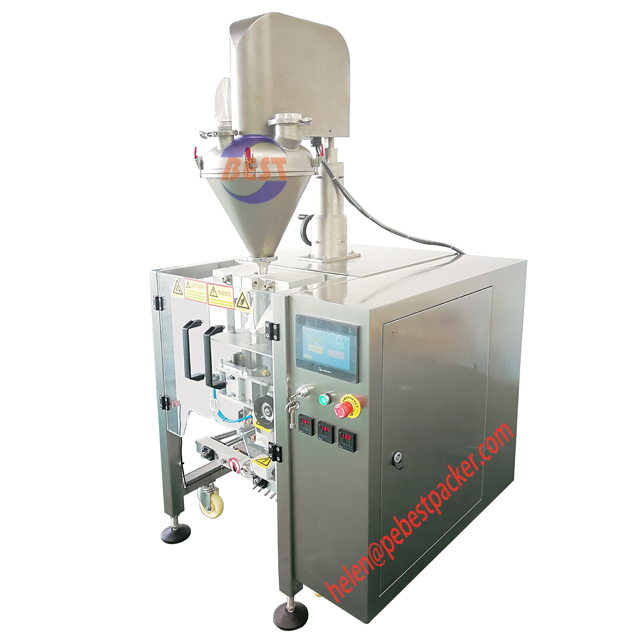Machine VFFS avec remplisseur de poudre d'automatisation Webb pour machine à emballer de poivre au sucre brun et sel gemme